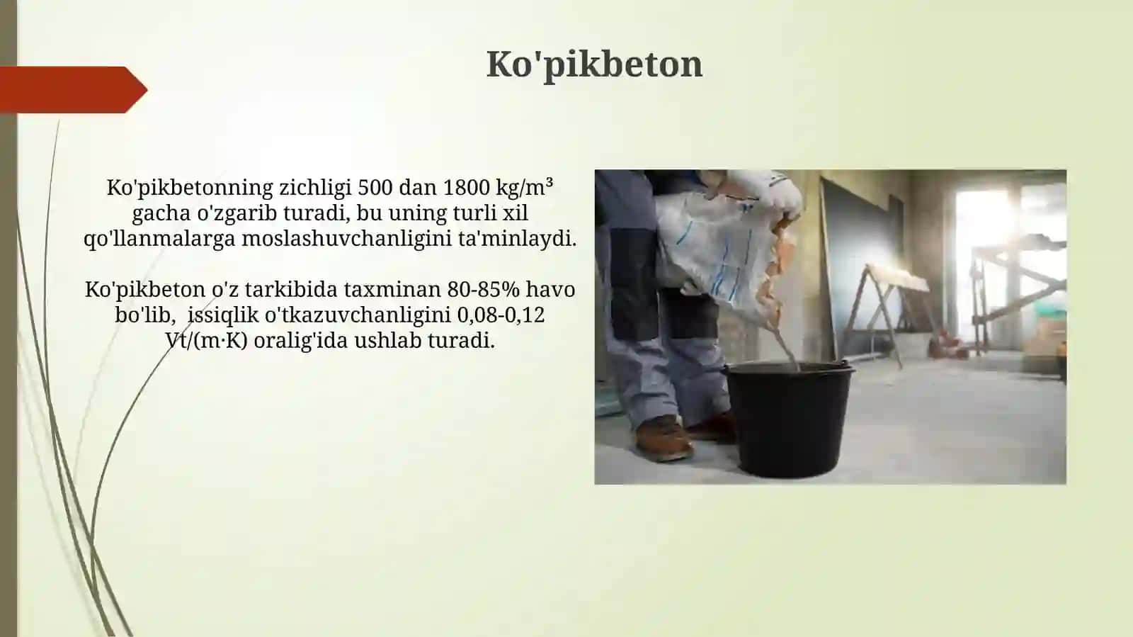 Yengil Betonlar va ularning turlari 3