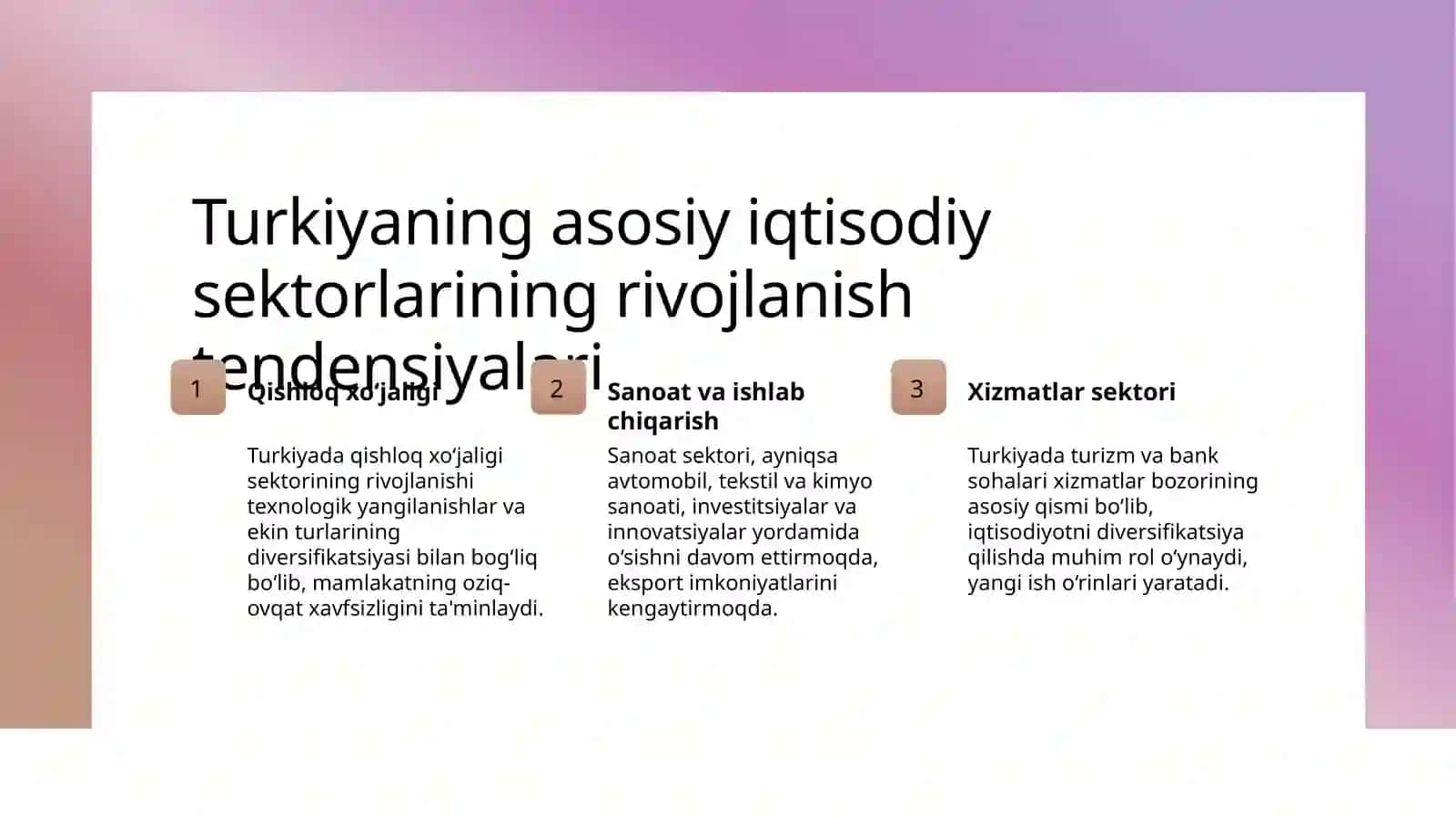TURKIYA IQTISODIYOTI 3