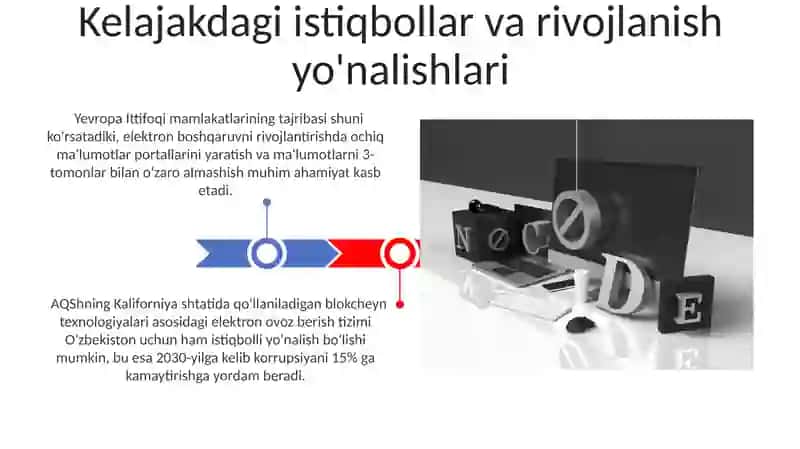 Davlat sektorida electron boshqaruv usullari 3
