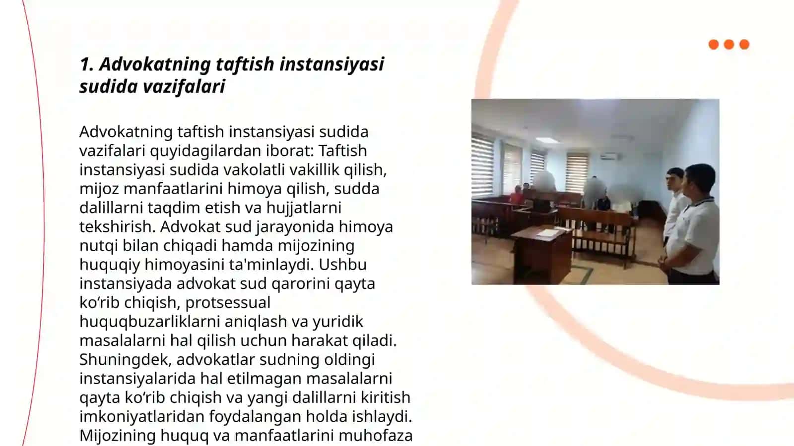 Advakatning taftish instansiyasi sudida ishtiroki 3