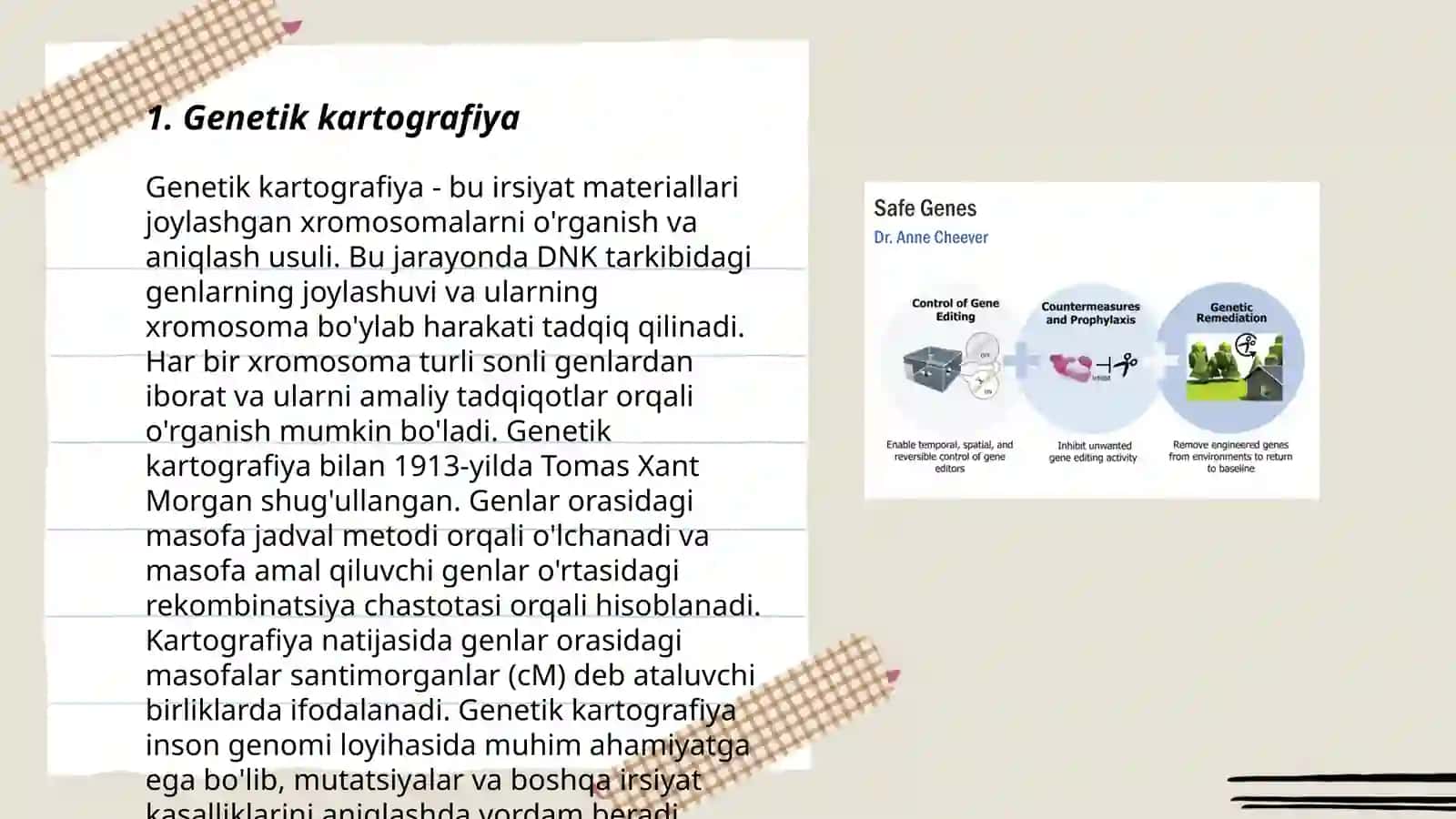 Genetik kartografiya 3