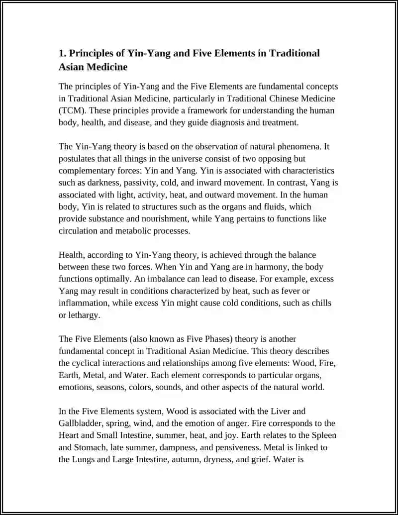 TRADITIONAL ASIAN MECEDICINE 3