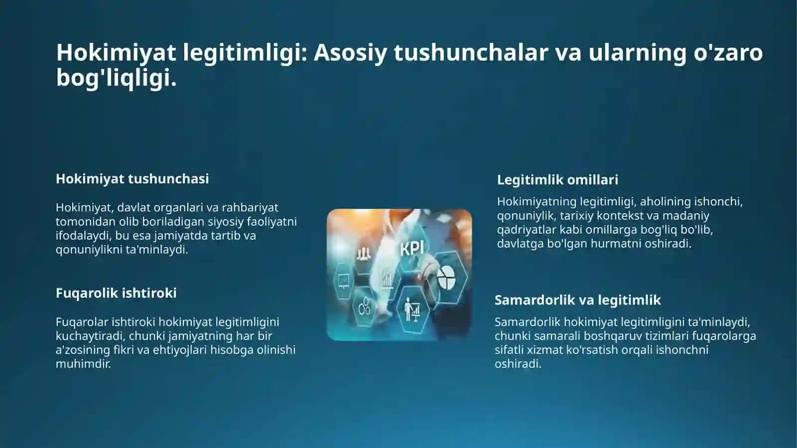 Hokimiyat legitimligi va samadorligi 3