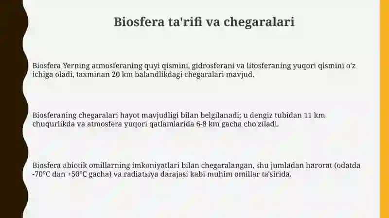 Beosfera. Tuzilishi va vazifasi 3