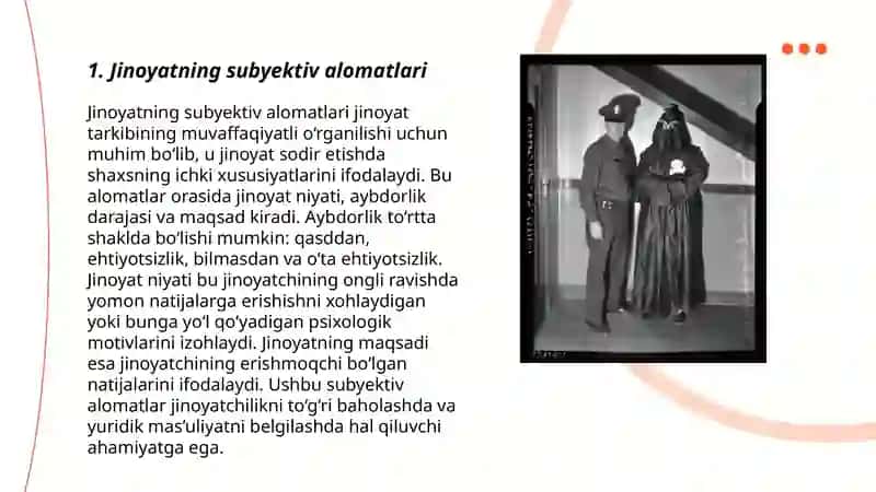 Jinoyatning subyektiv tomoni 3