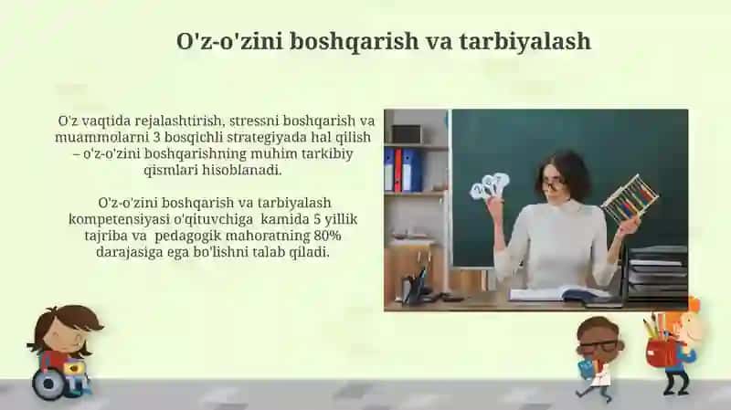 Boshlangʻich sinf oʻqituvchisining kompetentligi 3