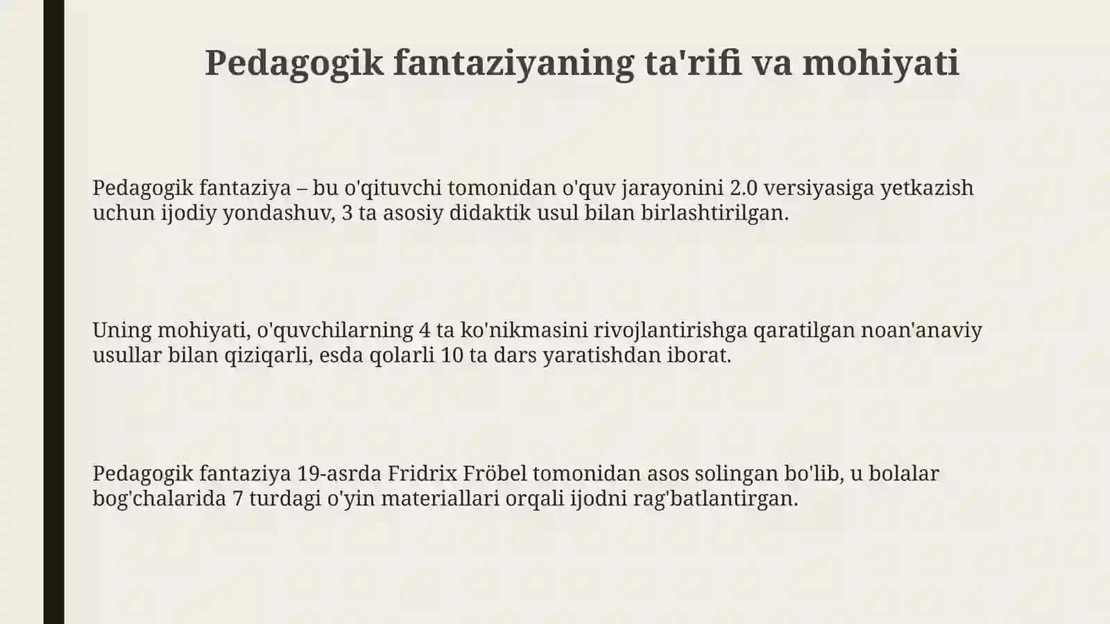 Professional pedagogik fantaziya 3