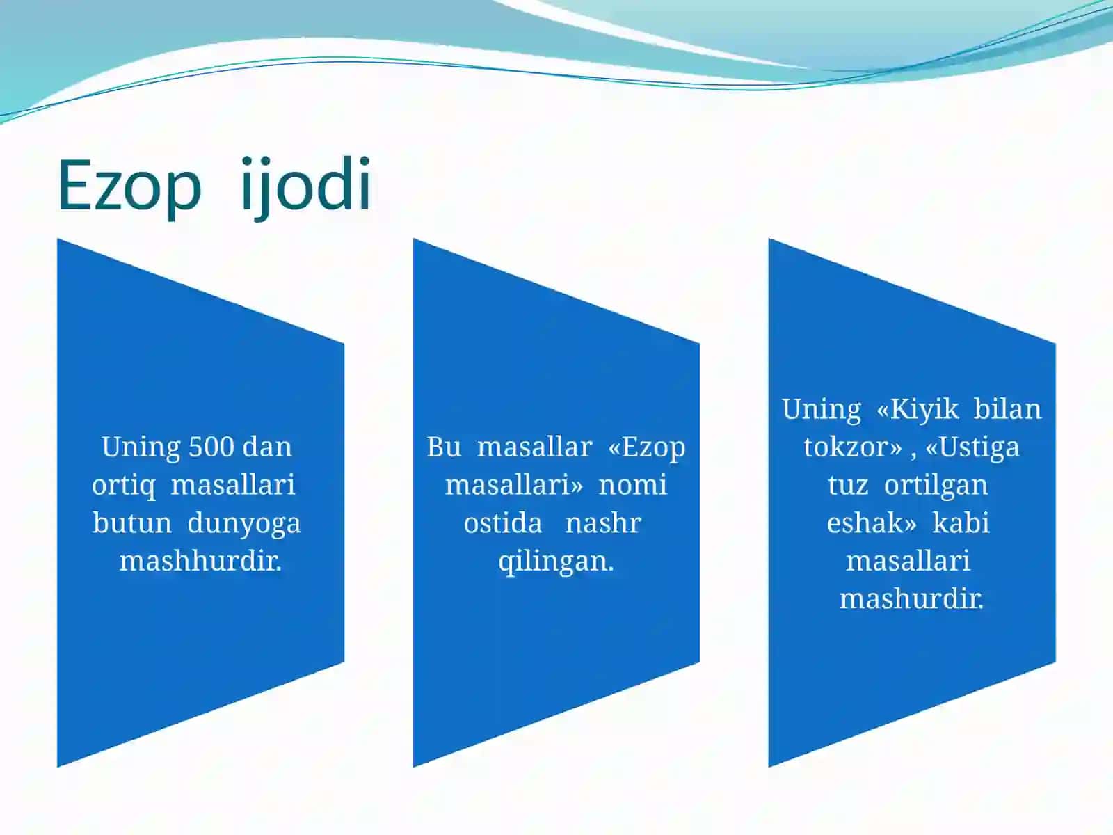 Savollar ustida ishlaymiz 3