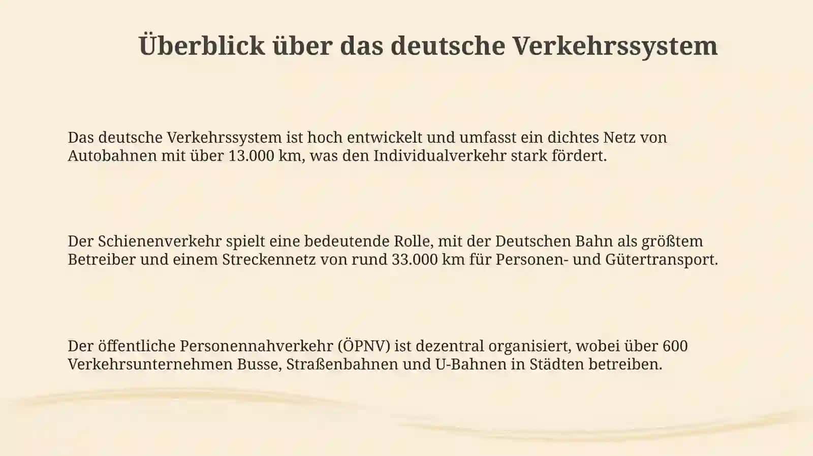 Verkehrsmittelin Deutschland 3