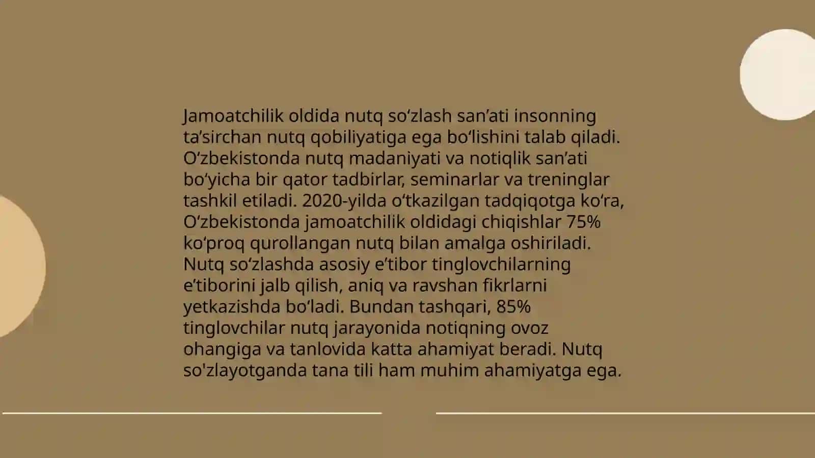 Jamoatchi-qoralovchi nutqi ustida ishlash 3