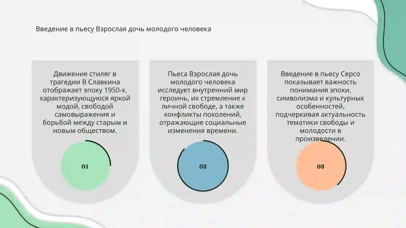 Пьеса В Славкина Взрослая дочь молодого человека 3