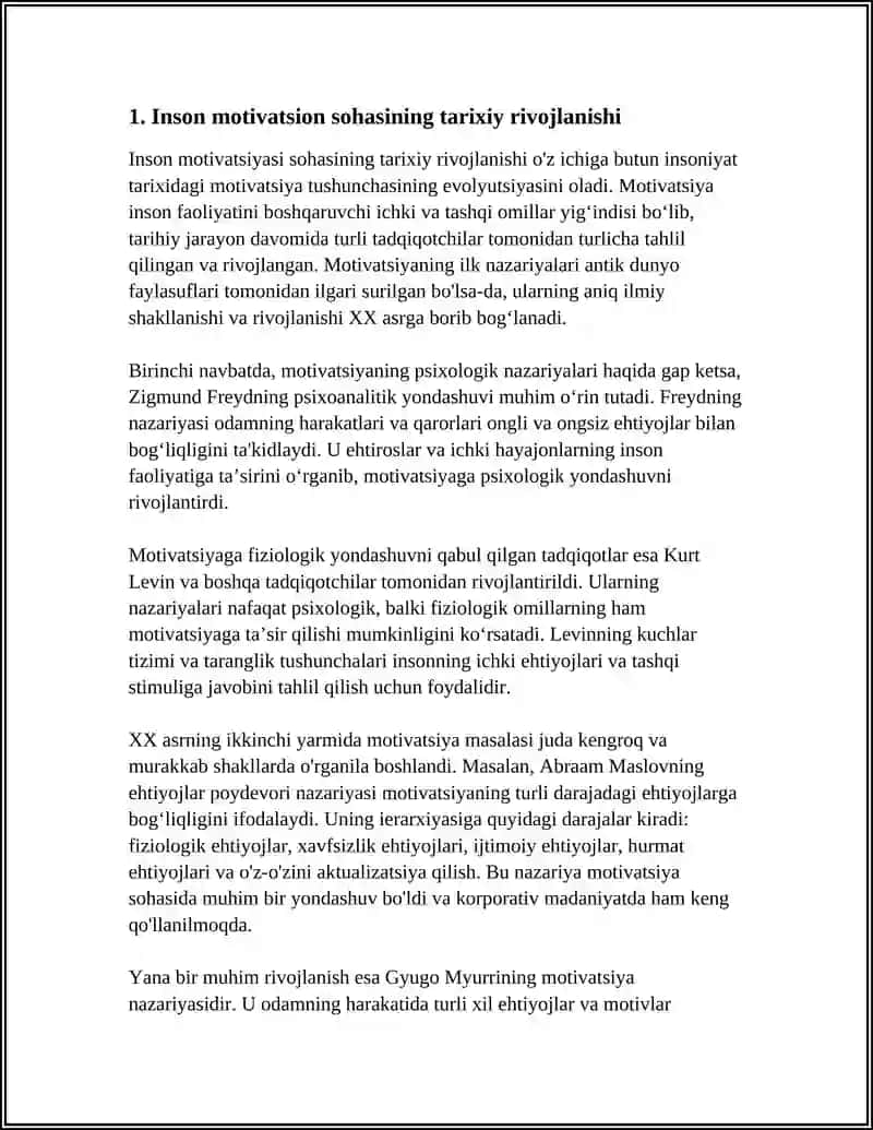 INSON MOTIVATSION SOHASINING RIVOJLANISHI 3