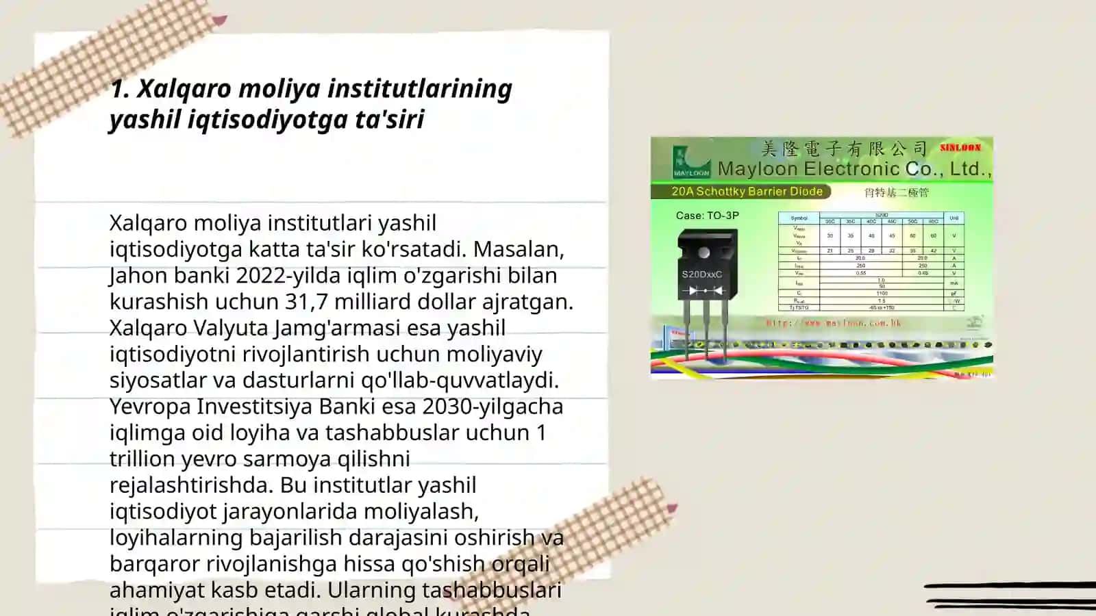 Yashil iqtisodiyotda xalqaro moliya institutlari (UNEP, WB, ADB) roli 3