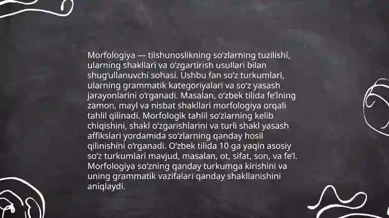 Morfologiya haqida umumiy ma'lumot 3
