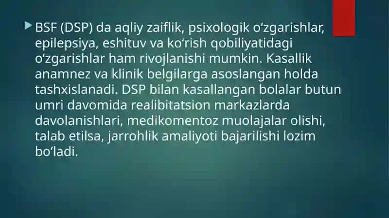 Bolalar serebral paralichi (DSP) 3