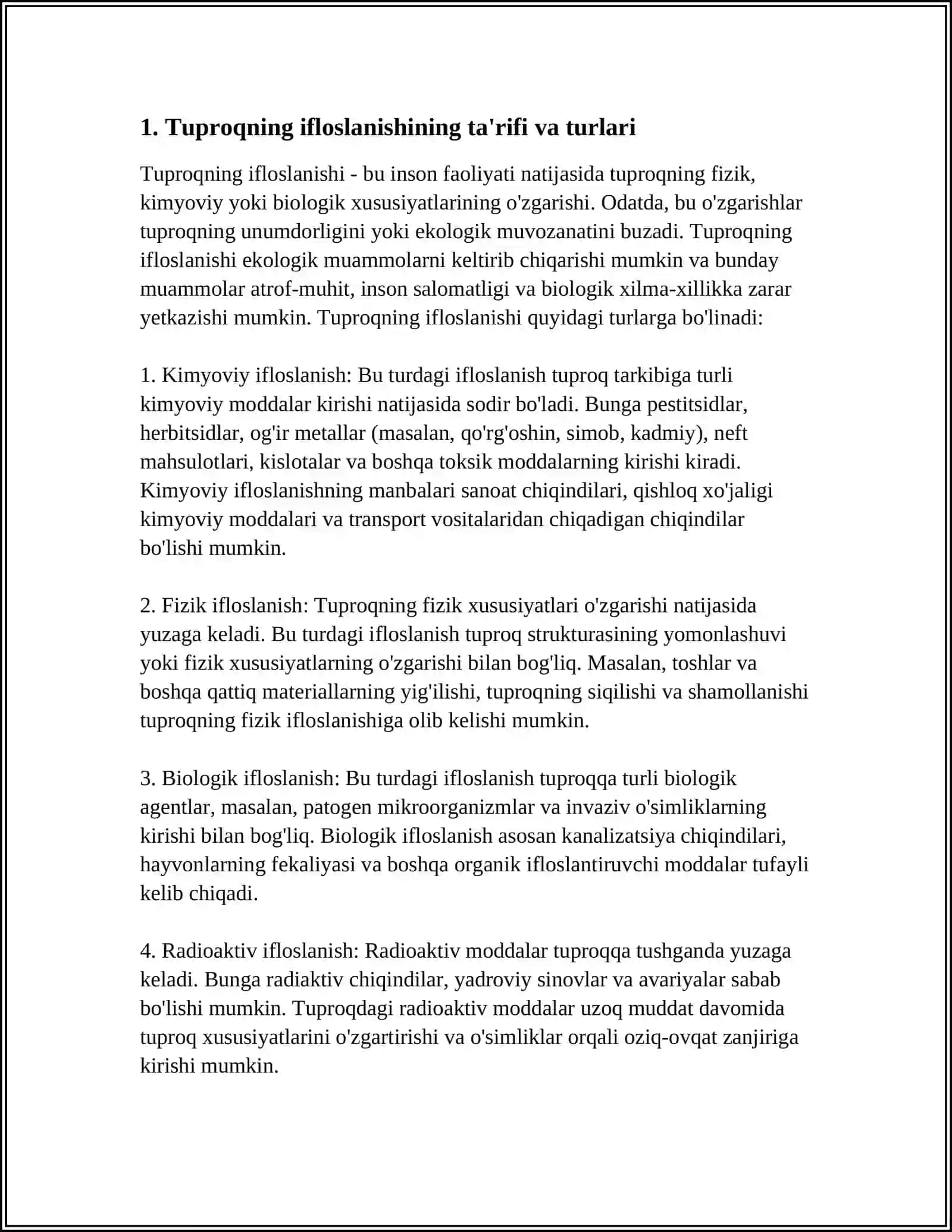 Tuproqning Ifloslanishi 3