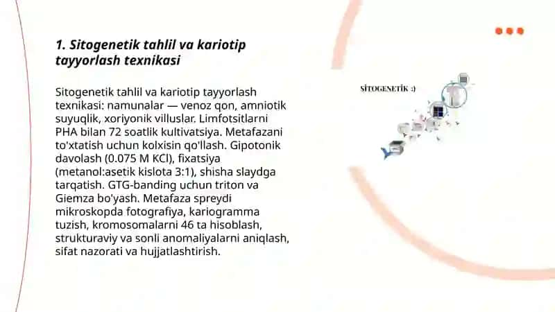 Odam genetikasining o'rganish usullari 3