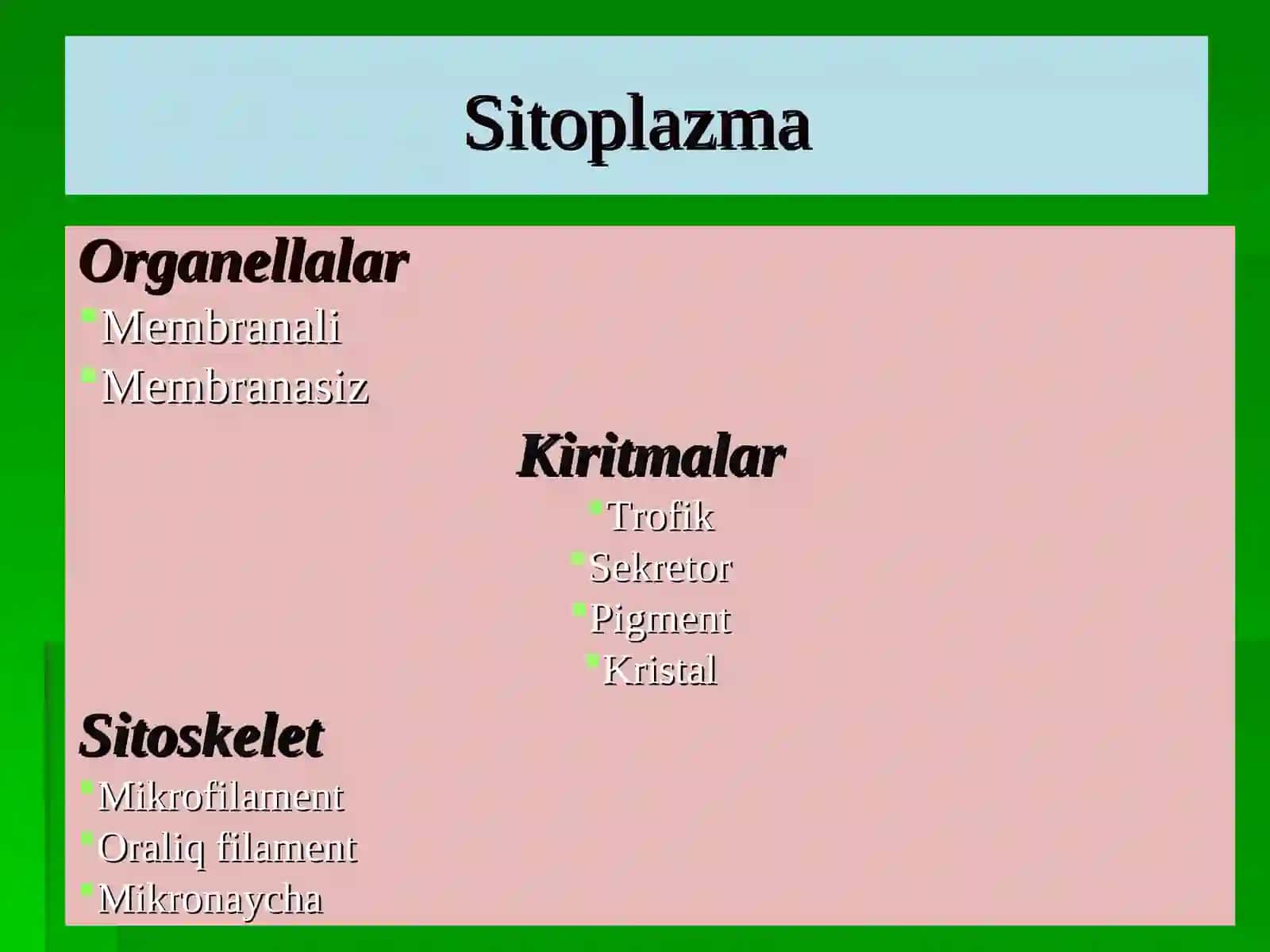 Irsiyat va rivojlanish 3