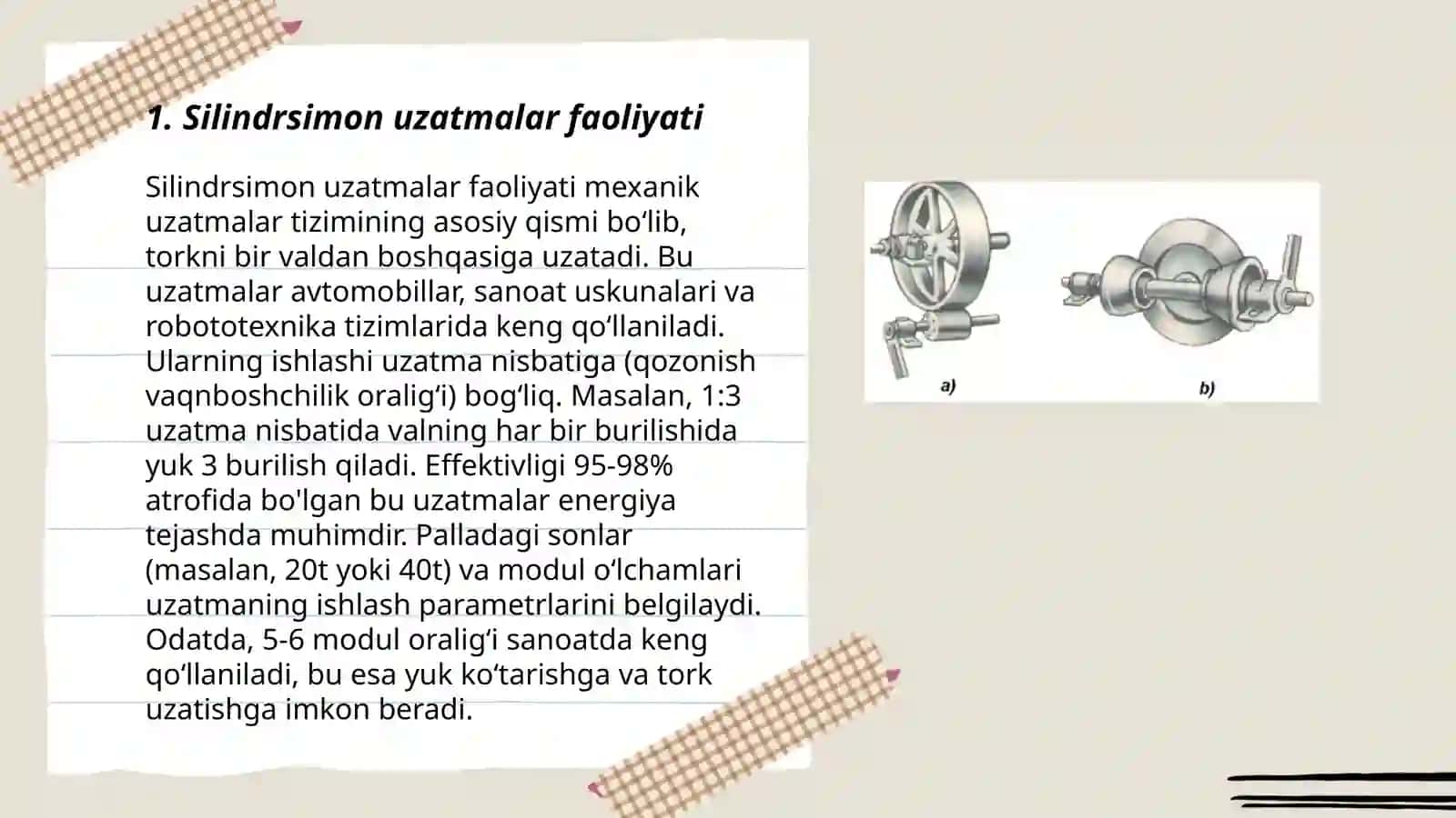 Silindrsimon friktsion uzatmalar 3