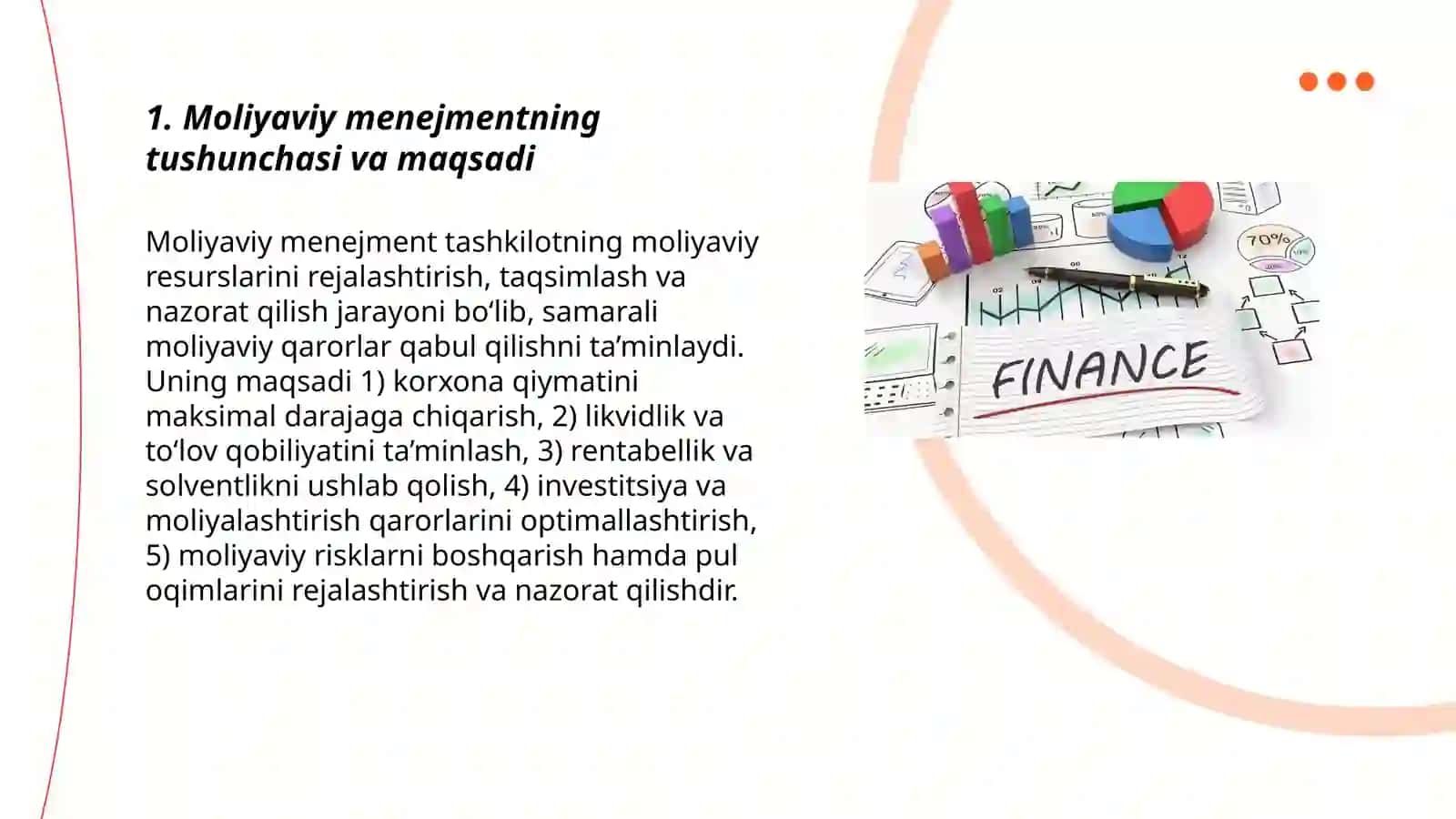 Moliyaviy menejmentning maqsadi va vazifalari 3