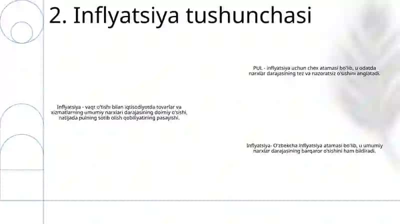Pul, Inflyatsiya 3