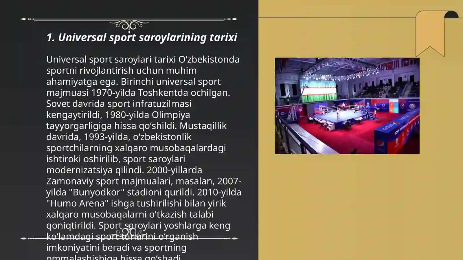 Universal sport saroylari 3