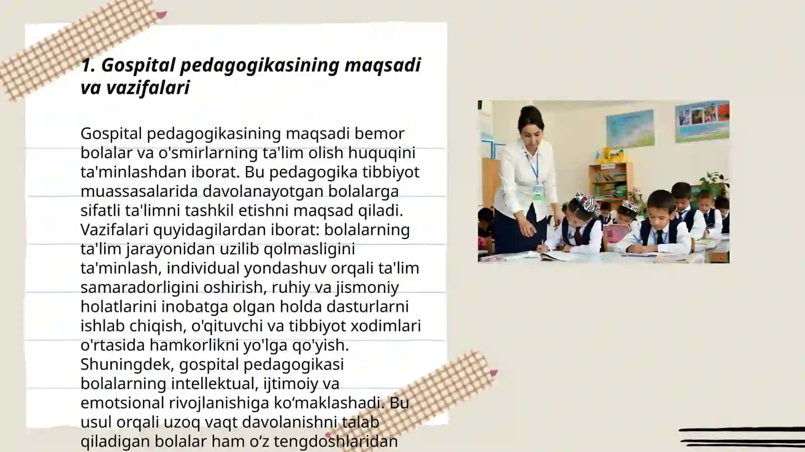 Gospital pedagogikanining rivojlanish tarixi 3
