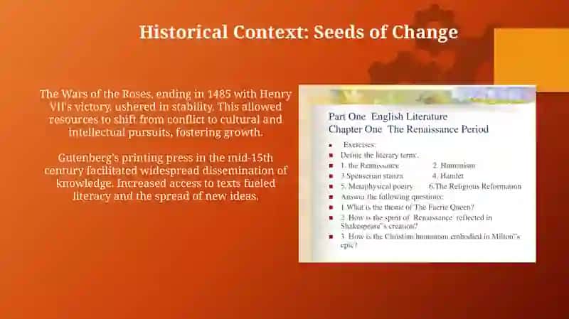 Renaissence in English literature 3