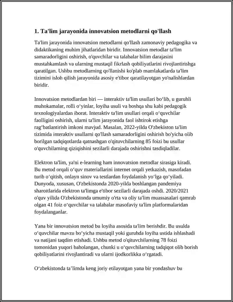 TA'LIM OLISH JARAYONINI SAMARALI TASHKIL ETISH 3