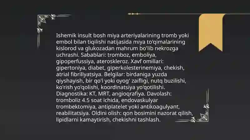 Bosh miya patalogiyalari 3
