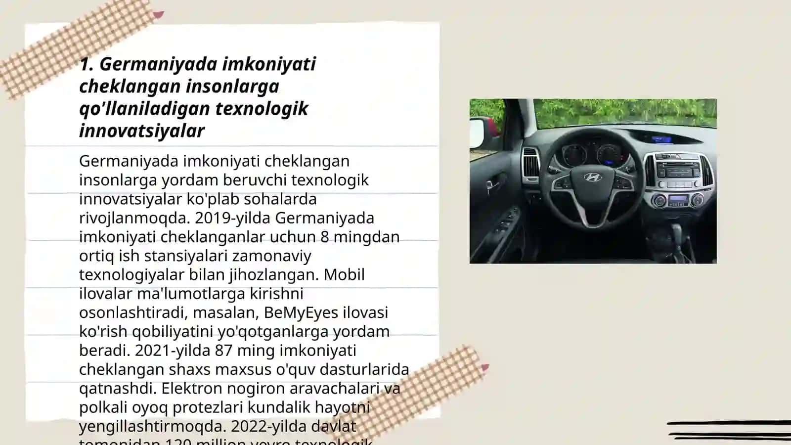 Germaniyada imkoniyati cheklangan insonlarga texnalogiyalardan foydalanish 3