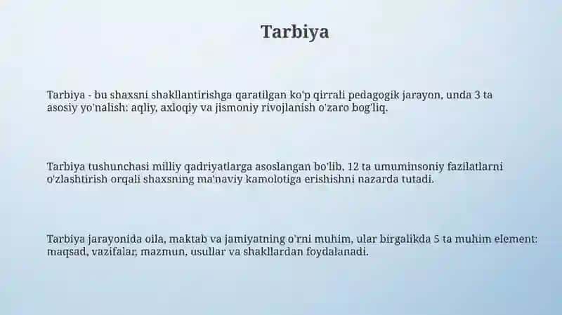 Pedagogika fanining asosiy kategoriyalari 3