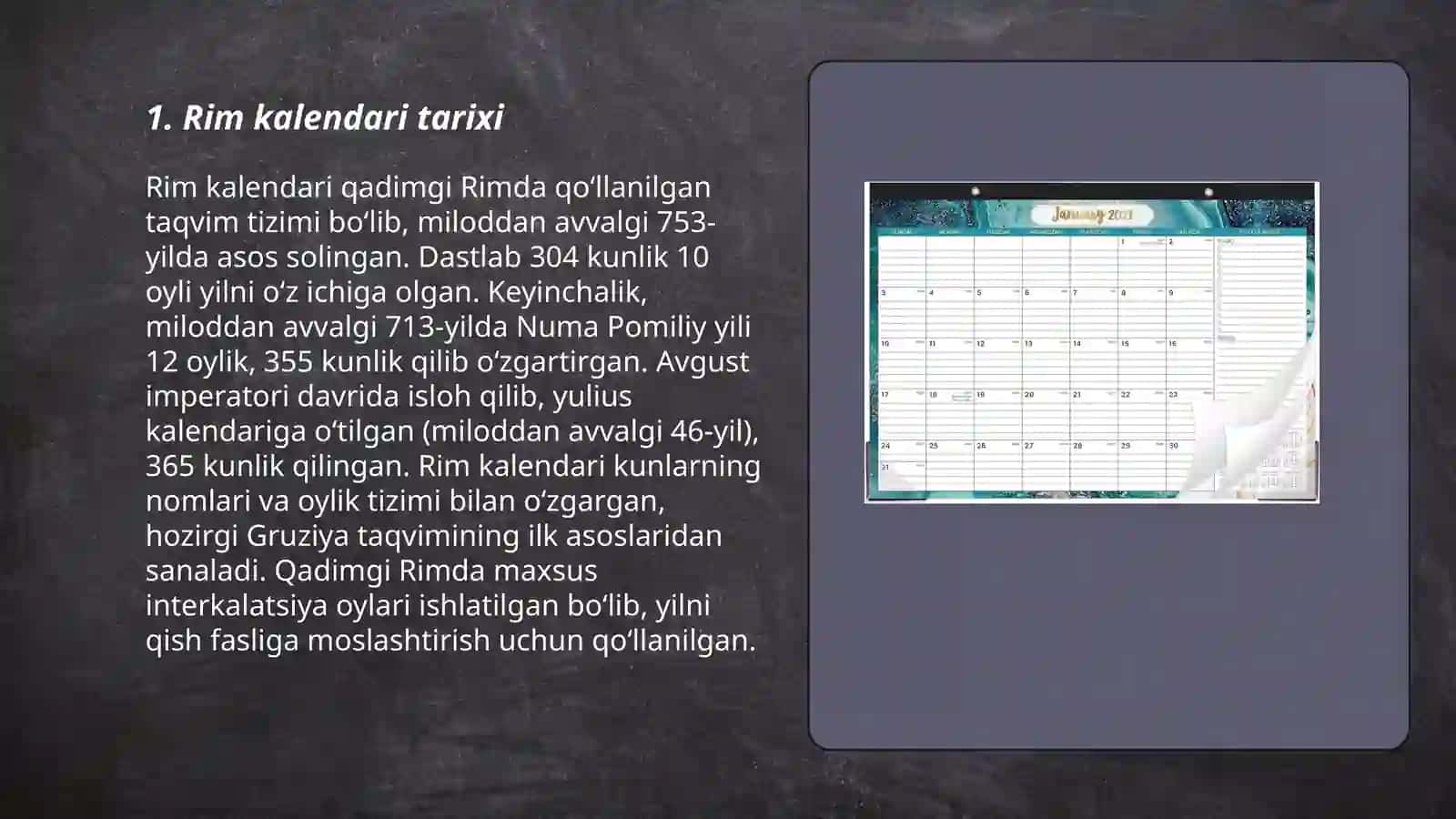 Rim kalendari 3