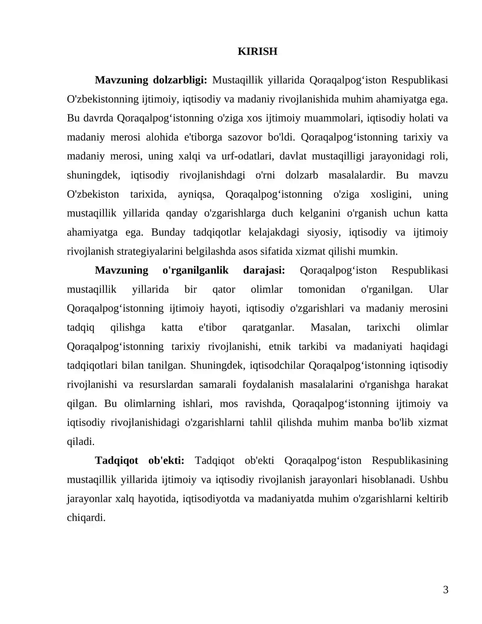 Mustaqillik yillarida Qoraqalpogʻiston Respublikasi 3