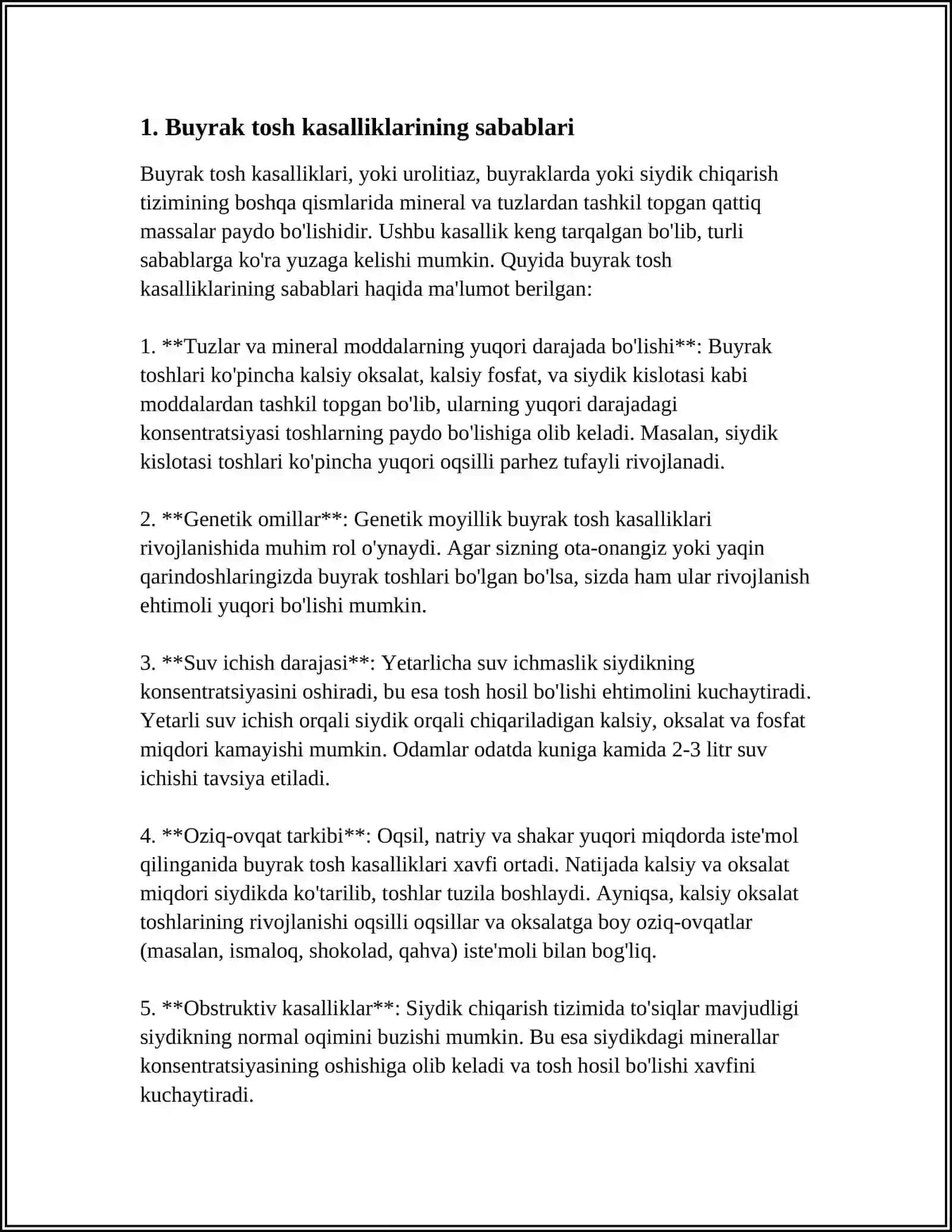 BUYRAK TOSH KASALLIKLARI 3