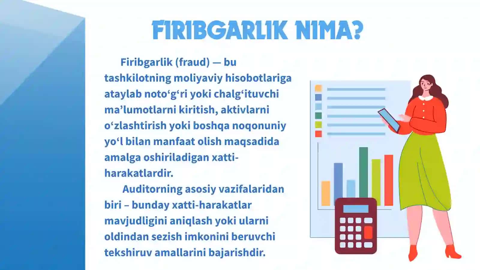 AUDITORLIK TEKSHIRUVIDA FIRIBGARLIKNI ANIQLASH 3