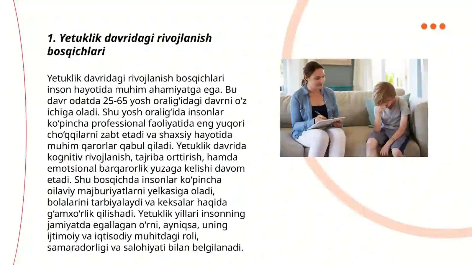 Yetuklik davri psixologiyasi 3