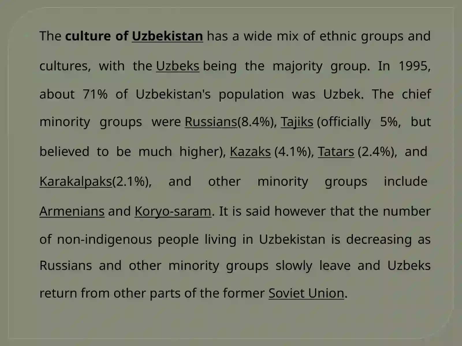 Culture of Uzbekistan 3