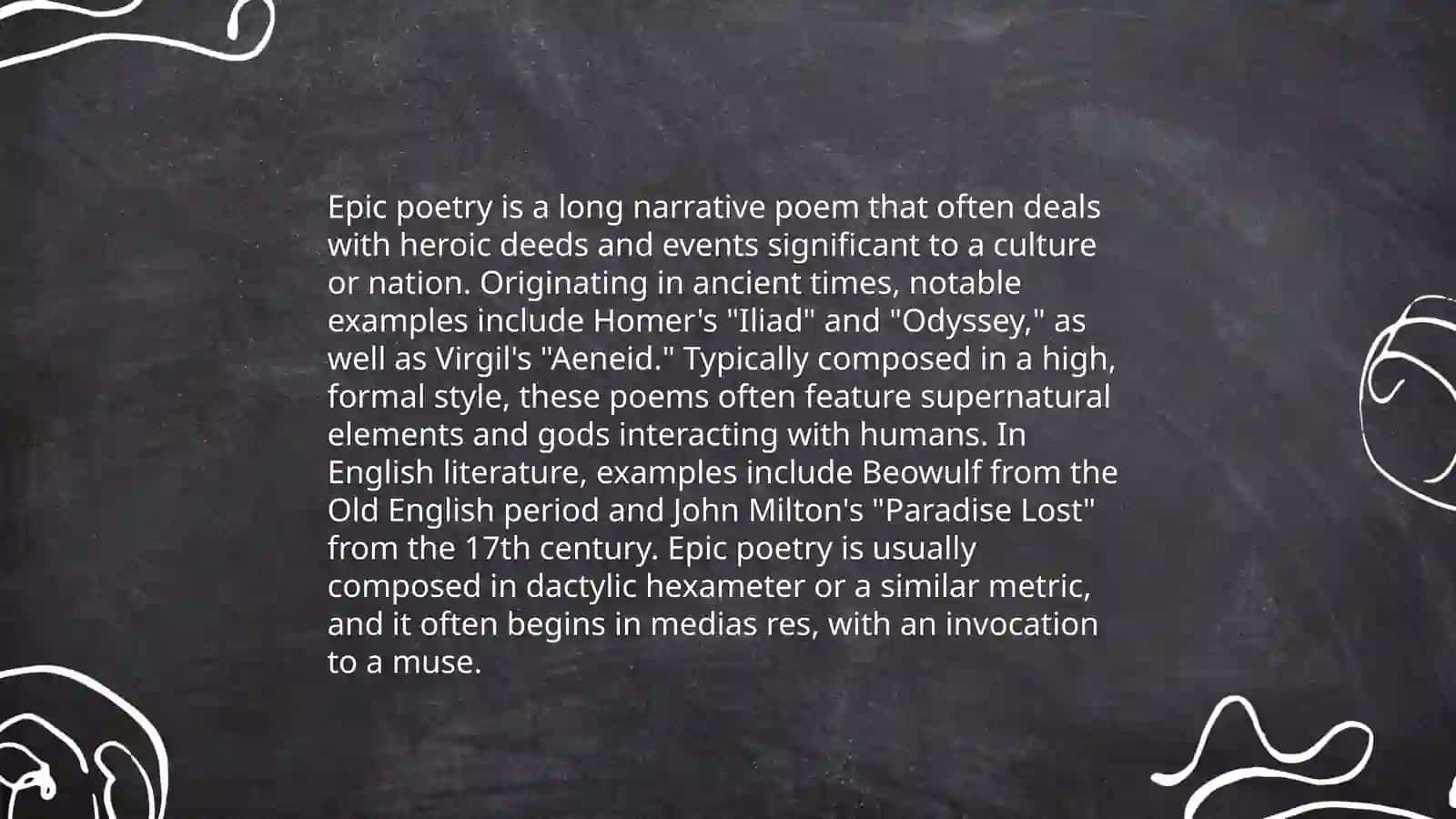 Major literary genres 3