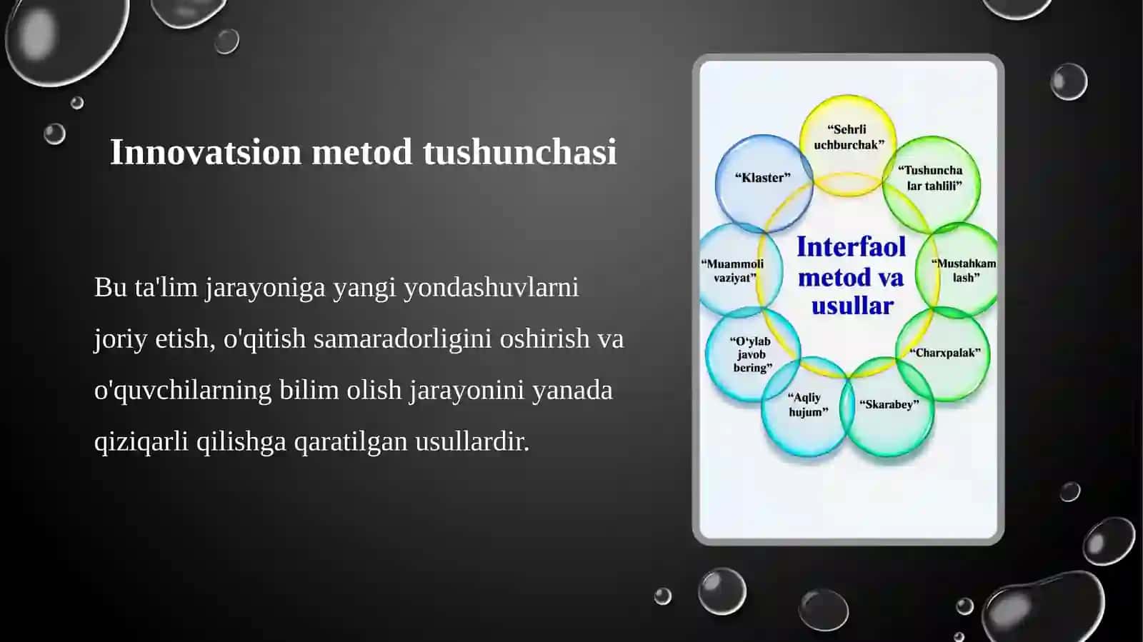 Tarbiya sohasida innovatsion metodlar 3