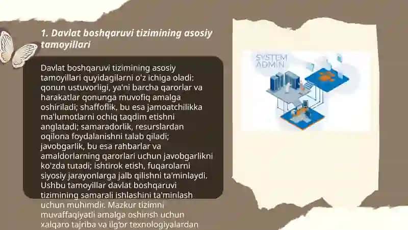 Davlat boshqaruvi tizimi 3