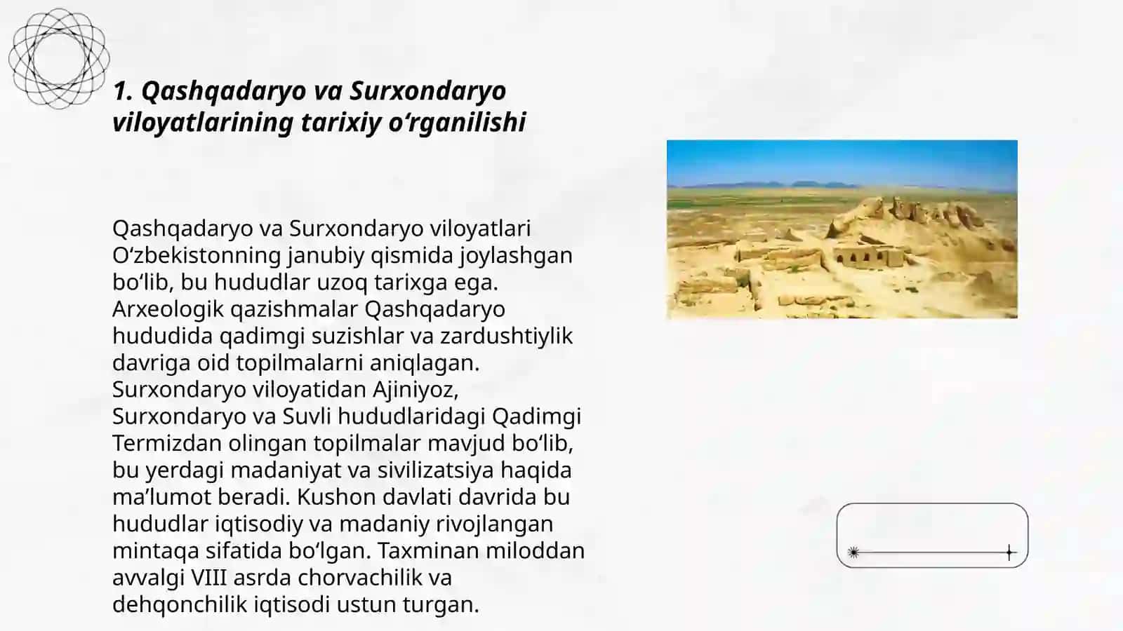Qashqadaryo va Surxondaryo viloyatlarining tarixiy o‘rganilishi 3