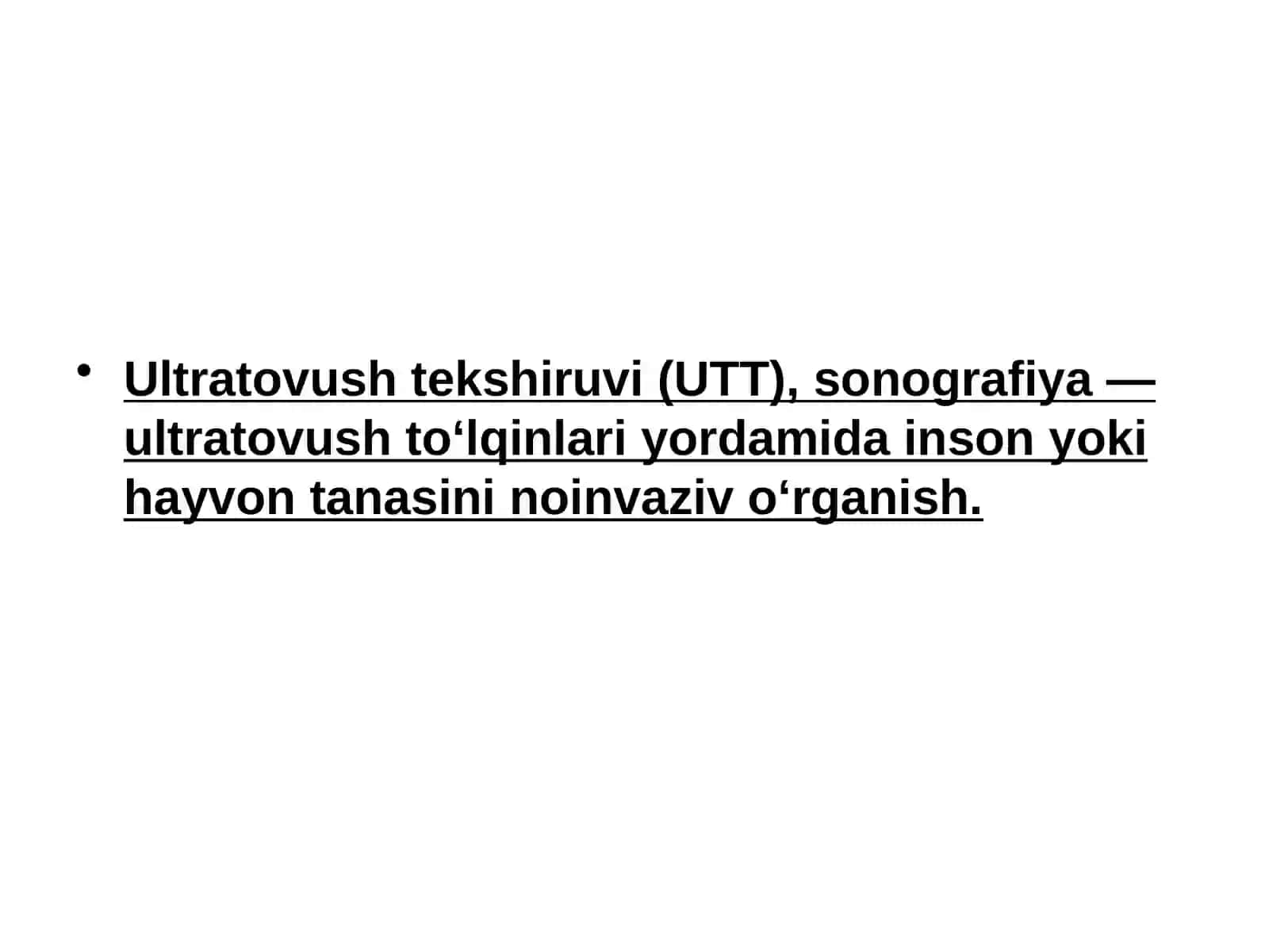 UTT TEKSHIRUV USULLARINING AFZALLIK VAKAMCHILIKLARI 3