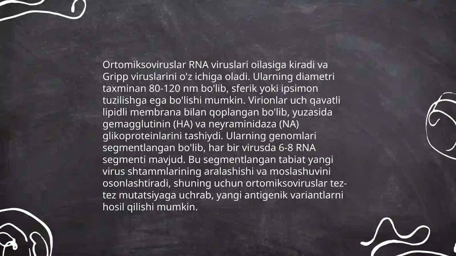 Ortomiksoviruslar va Koronaviruslar 3