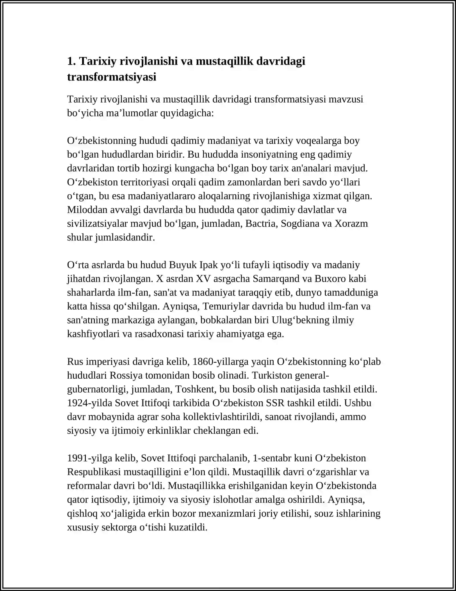 Harbiy salohiyat va qurolli kuchlar haqida 3