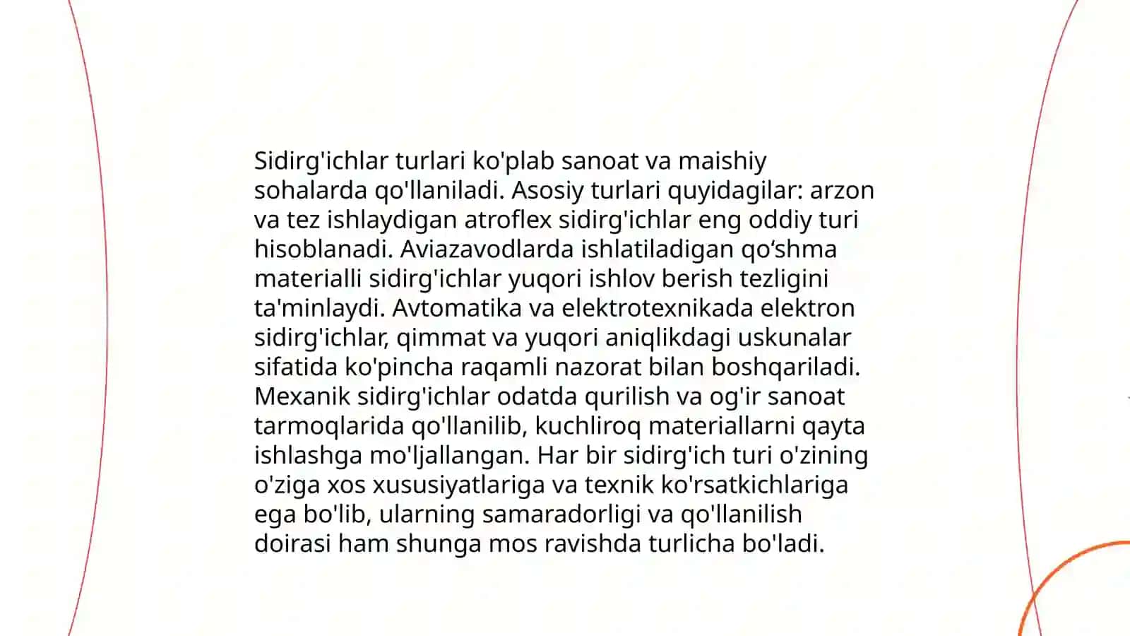 Sidirg'ichlarning turli 3