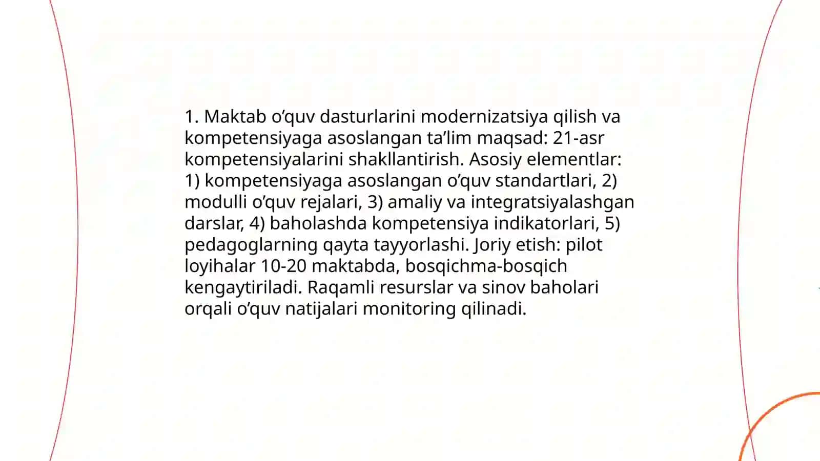 O'zbekiston Respublikasi ta'lim tizimi islohotlari 3