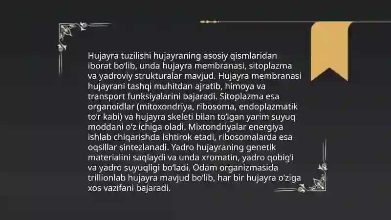 Hujaydagi zarur qisimlar 3