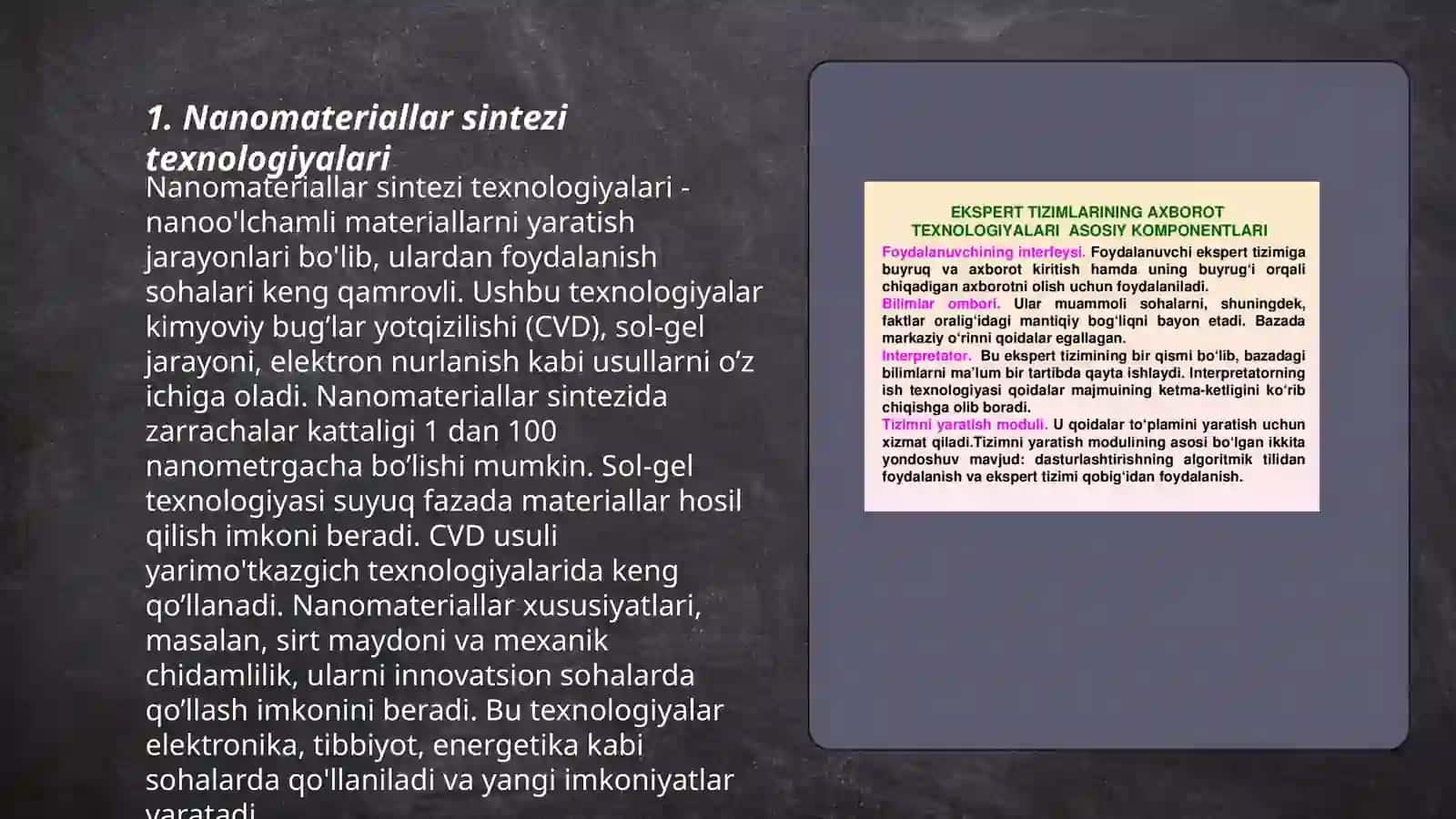 Nanomateriallarni olish texnologiyalari 3