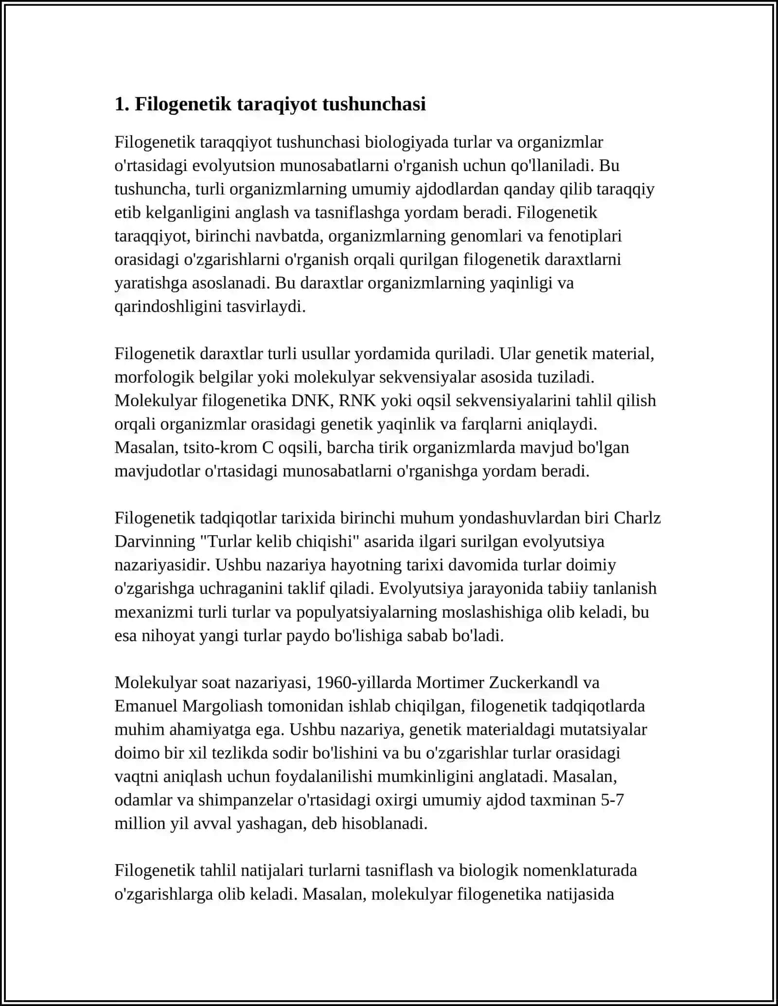 PSIXIKANING FILOGENETIK TARRAQIYOTI 3